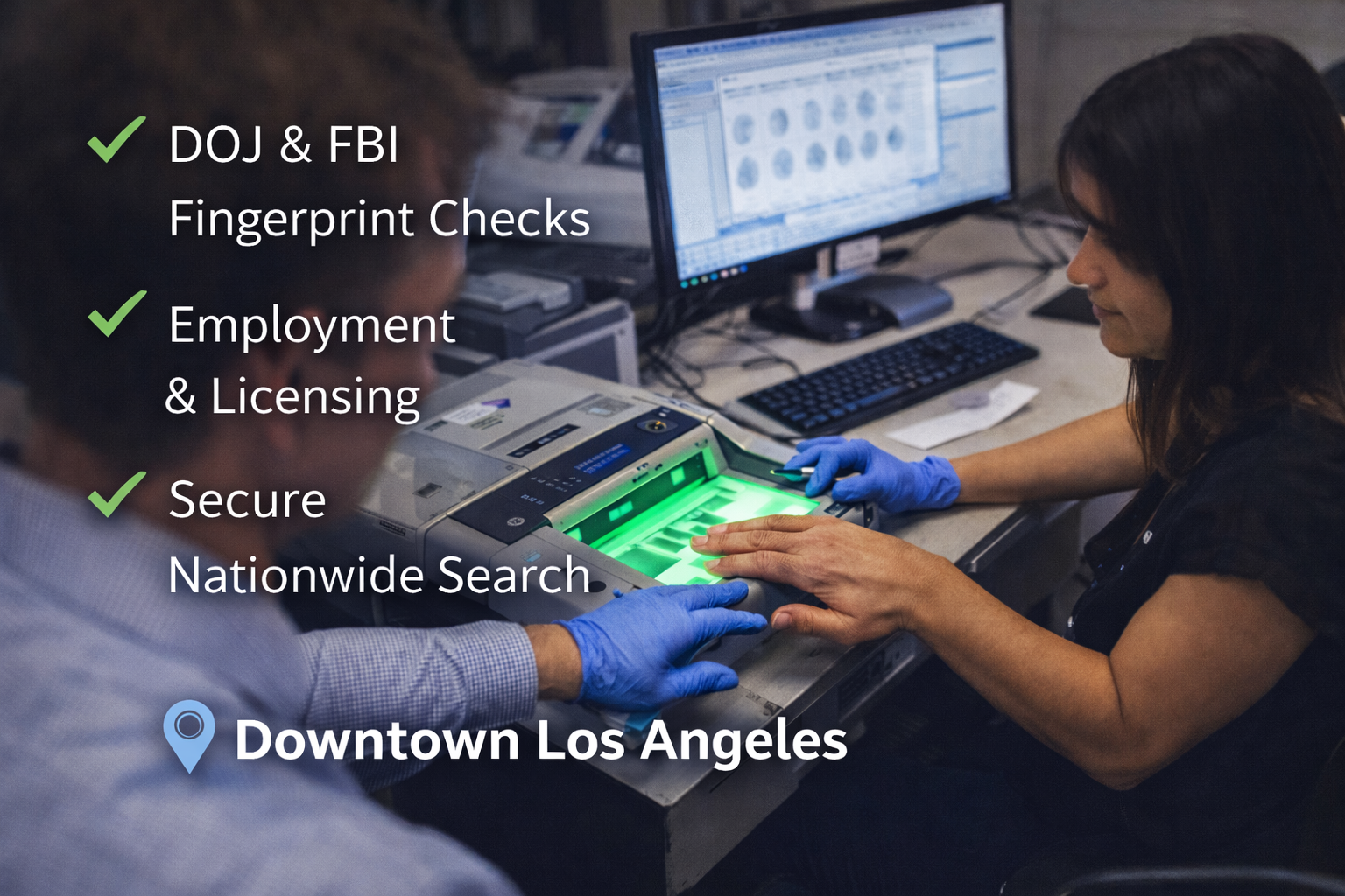 background check from the Department of Justice